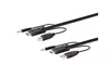 Monoprice Switch Series HDMI USB 3 5mm Audio Combo Cable for KVM Switches 6ft