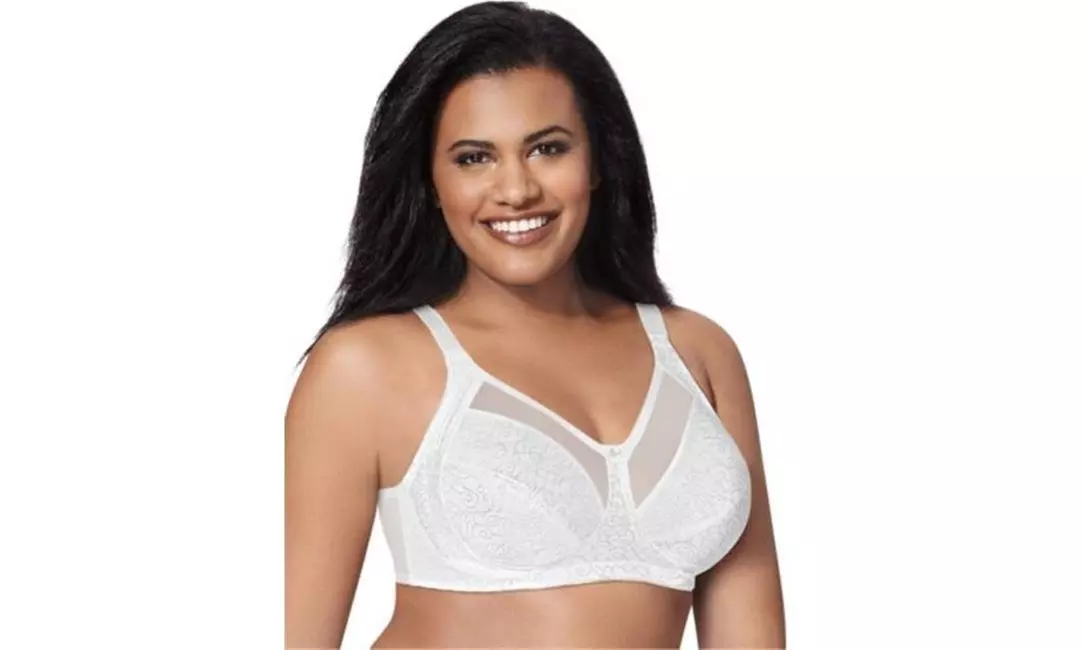 Just My Size 19585738116 1Q20 Comfort Shaping Wirefree Bra White - 44B - Primary Image