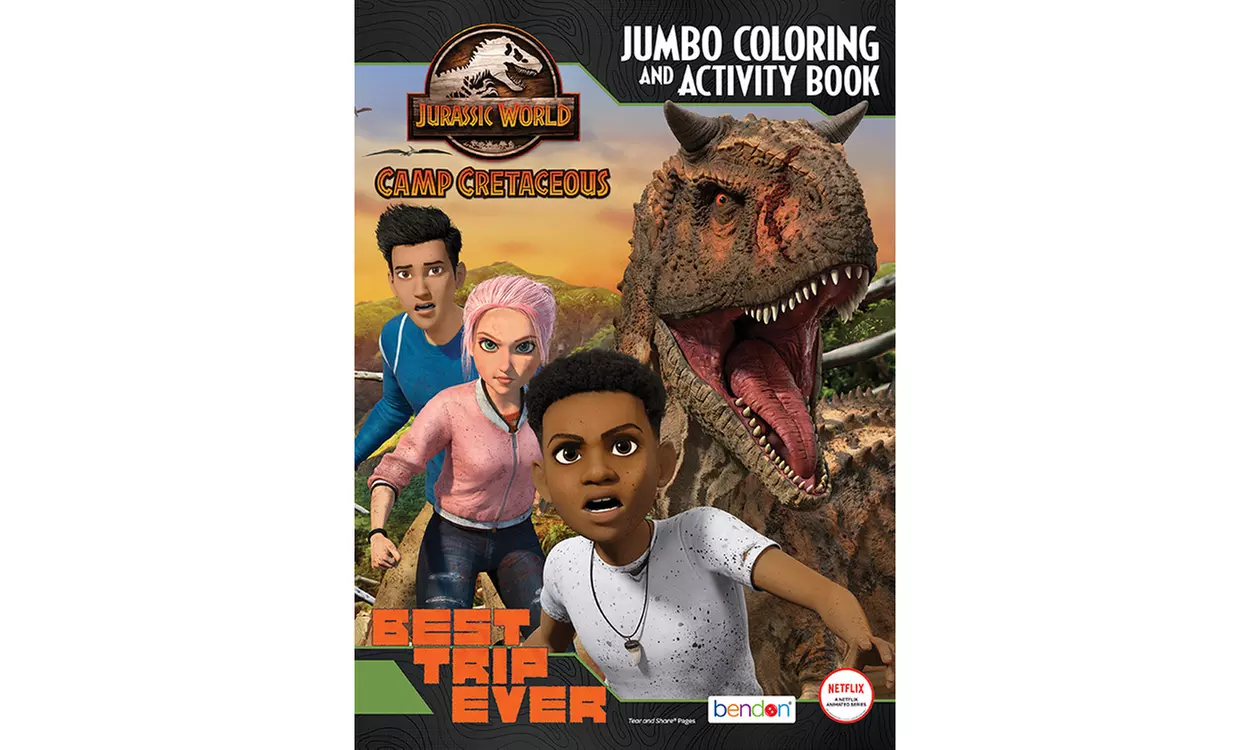 Jurassic World: Camp cretaceous - Jumbo Coloring and Activity Book - Primary Image