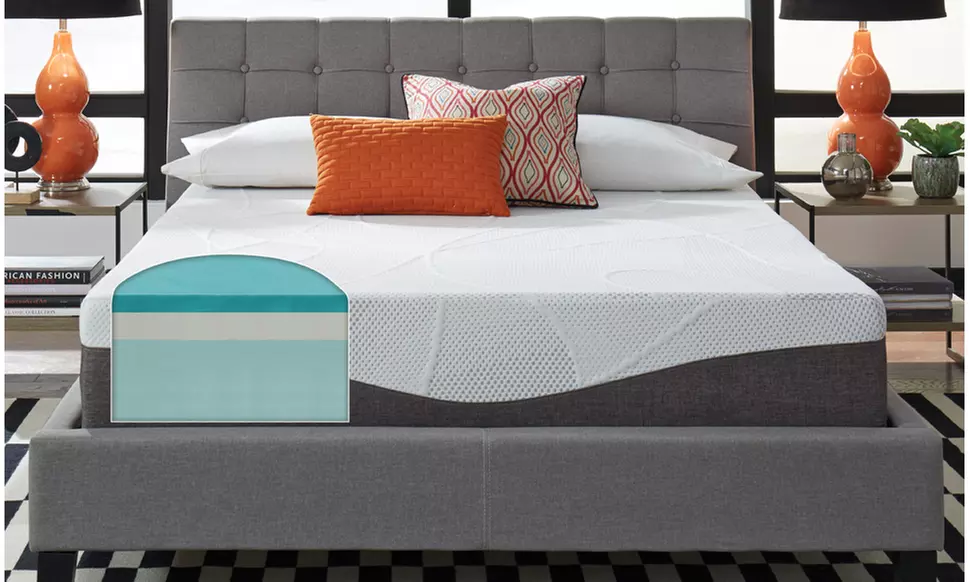 Slumber Solutions Renew 12" Custom Comfort Gel Memory Foam Mattress 