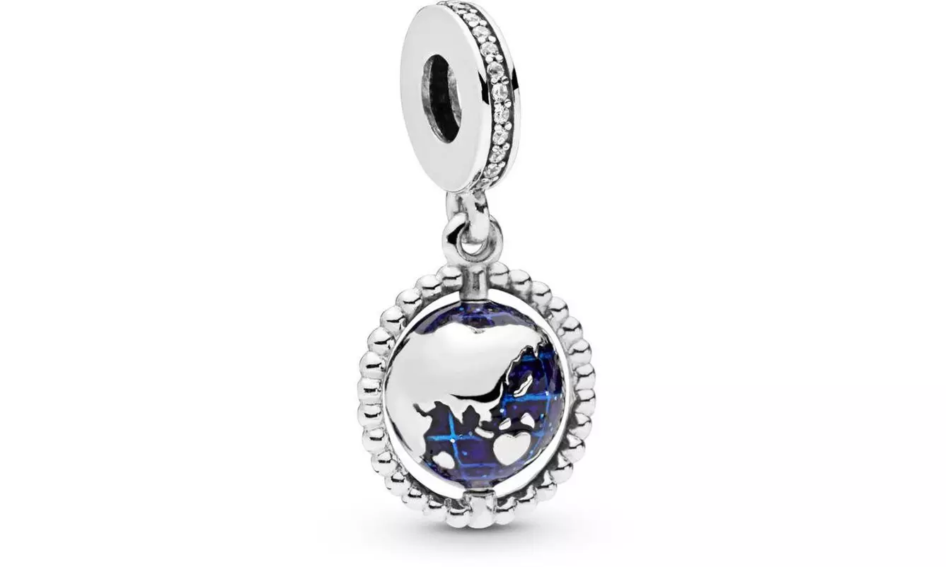 PANDORA Spinning Globe Dangle Charm - Primary Image