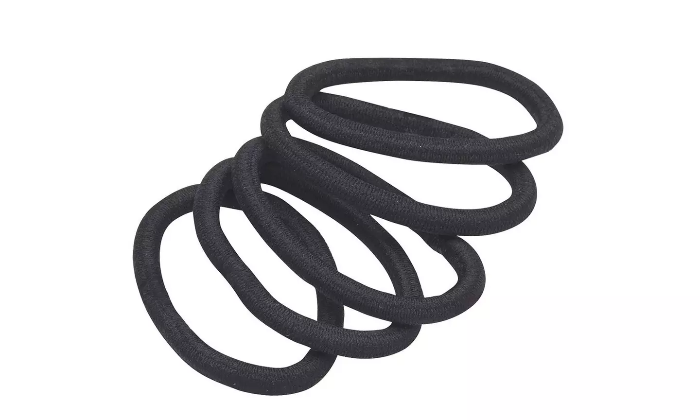 REVLON Extra Thick Black Hair Elastics, 15 Count - Primary Image