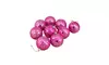 9ct Bubblegum Pink Mirrored Glass Disco Ball Christmas Ornaments 2.5" (60mm)