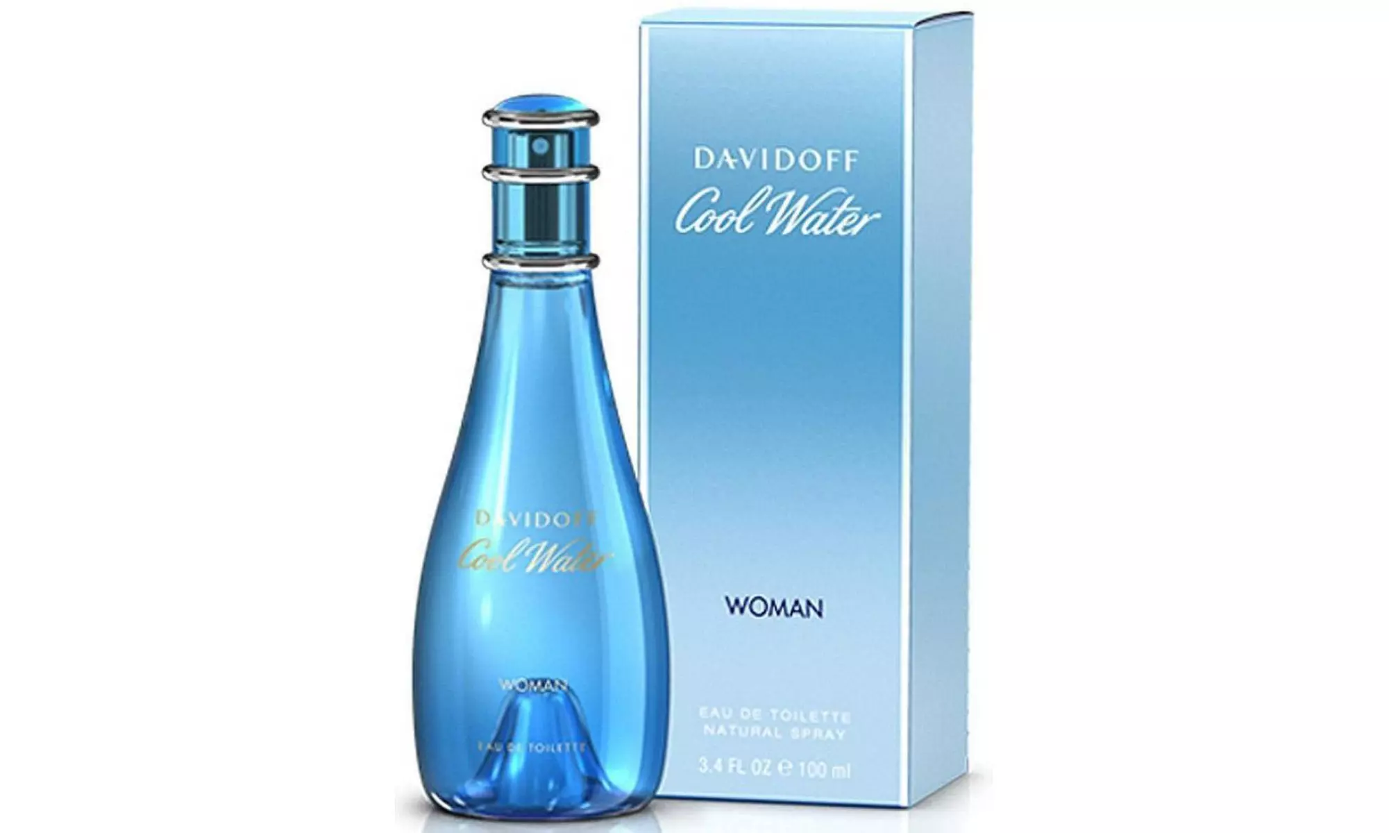 Davidoff - Cool Water Woman EDT Spray   (W)   3.4 Oz