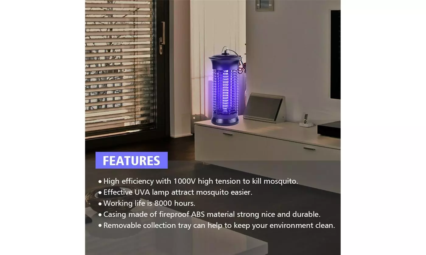 Electric Fly Bug Zapper Mosquito Insect Killer LED Light Trap Pest Control Lamp