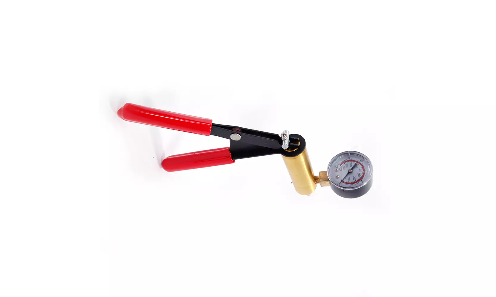 Manual Simple Vacuum Pump Red & Golden - Primary Image
