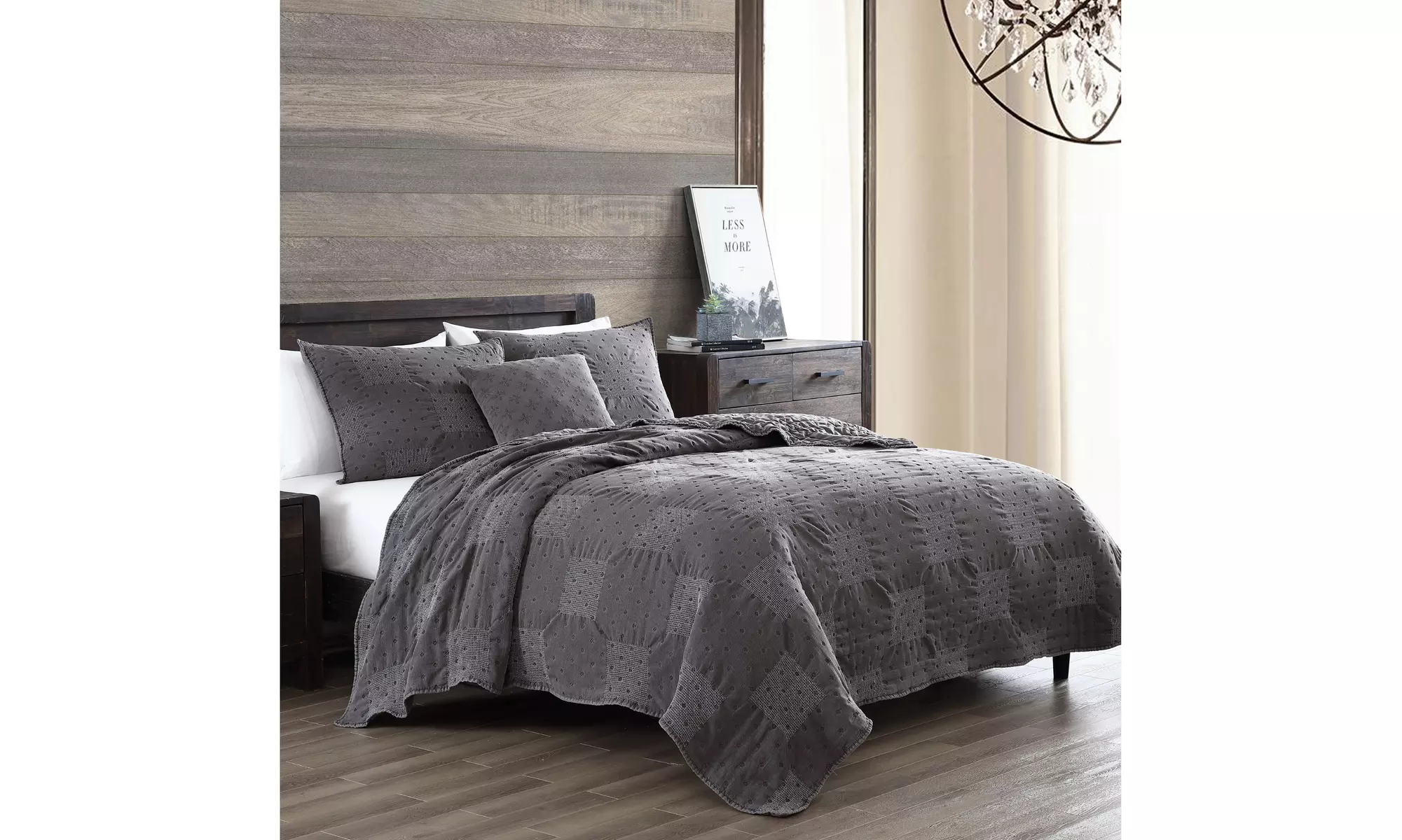 Modern Threads Stone Washed 4 Piece Quilt Set - Second Medium