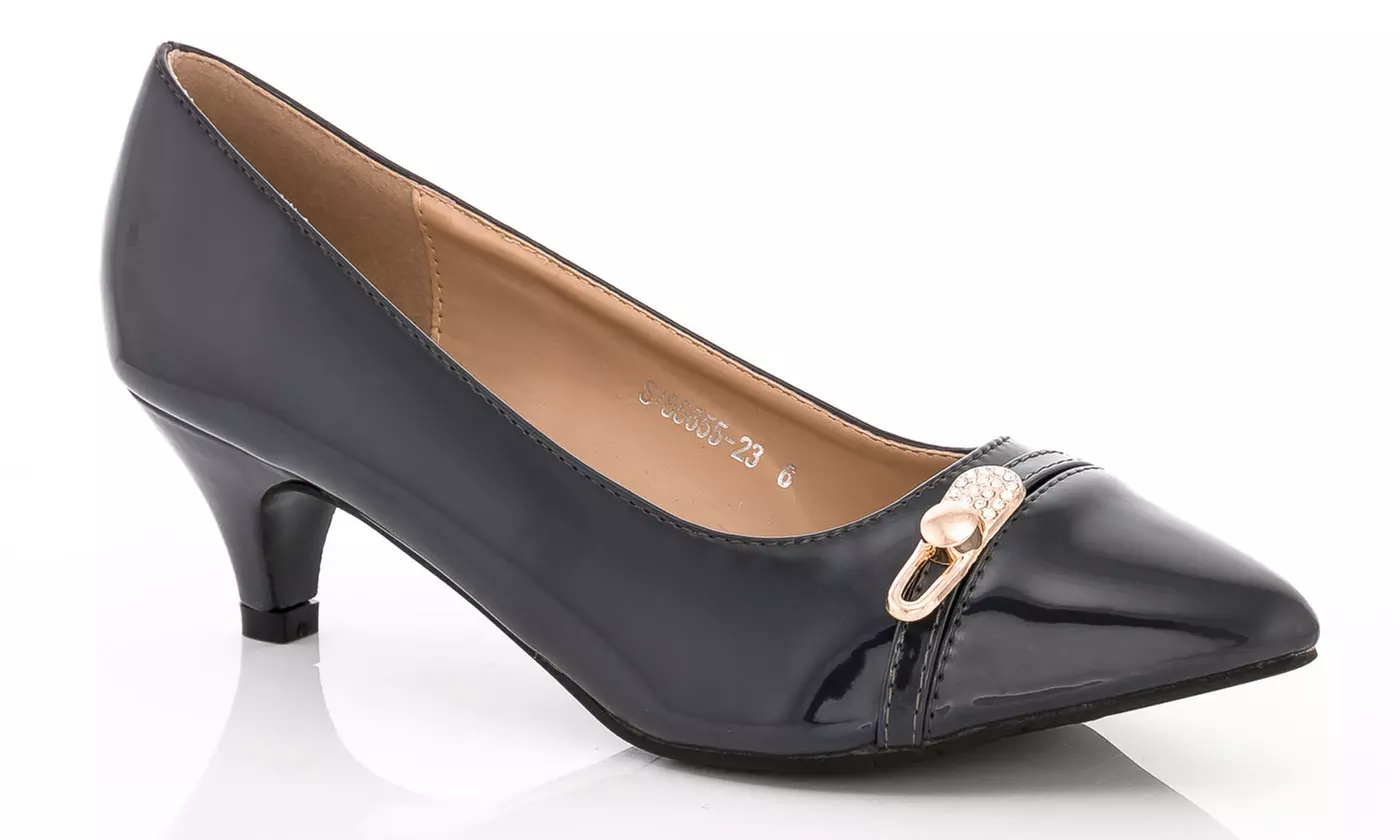 Lady Godiva Leah Women's Low Heeled Pumps - Primary Image