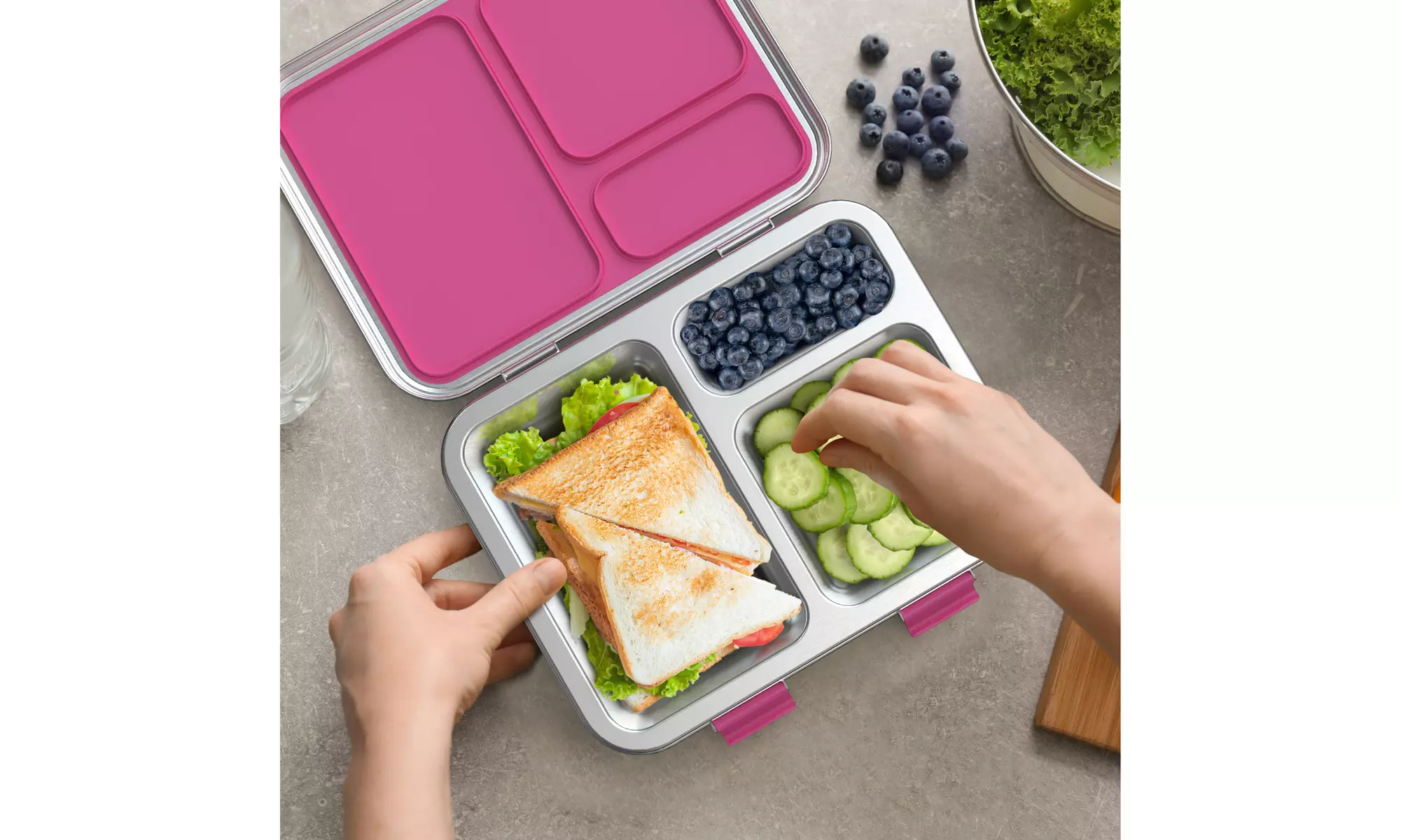 Bentgo Kids Stainless Steel Leak-Resistant Lunch Box