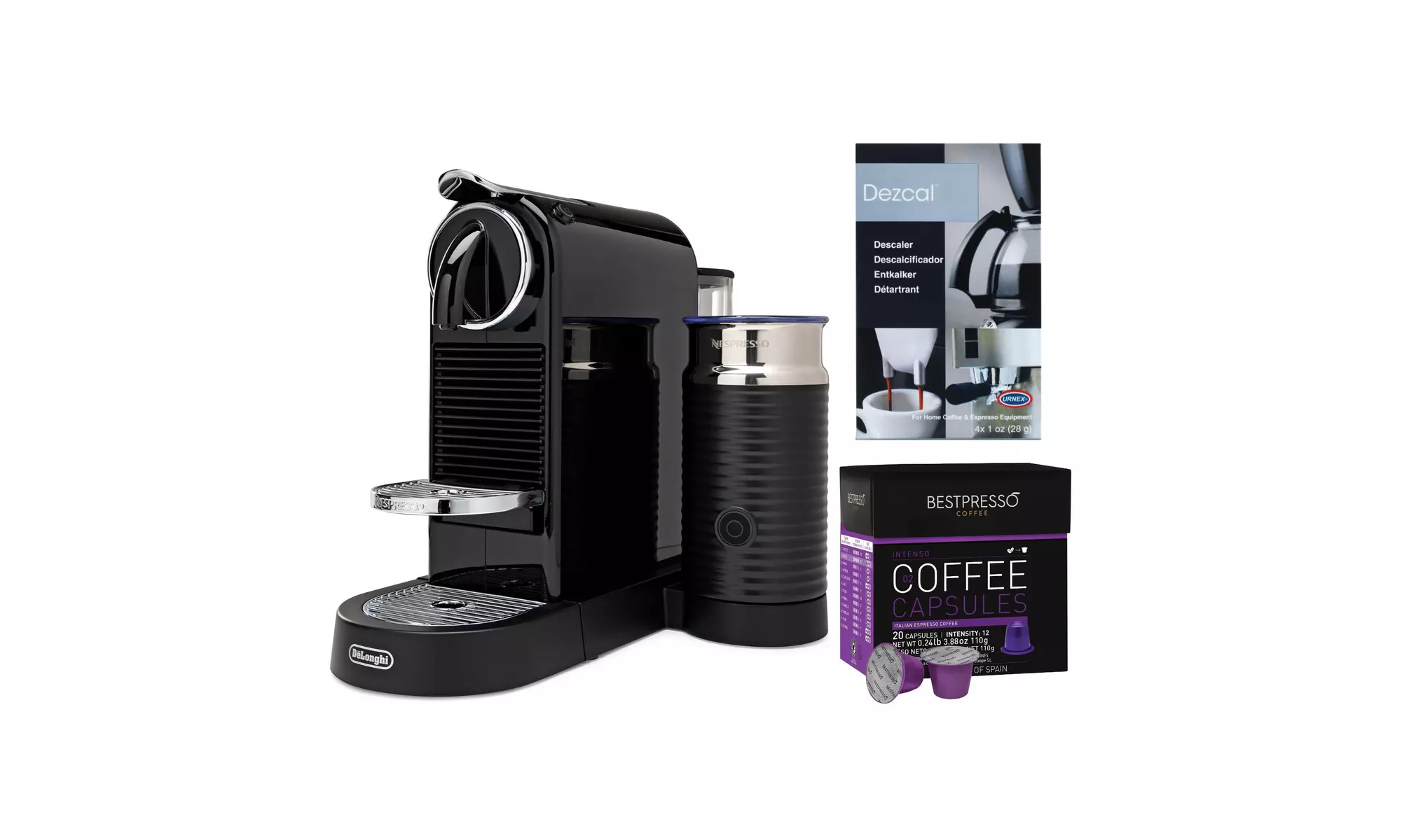 Nespresso Citiz Coffee and Espresso Machine by DeLonghi with Aeroccino Bundle - Primary Image