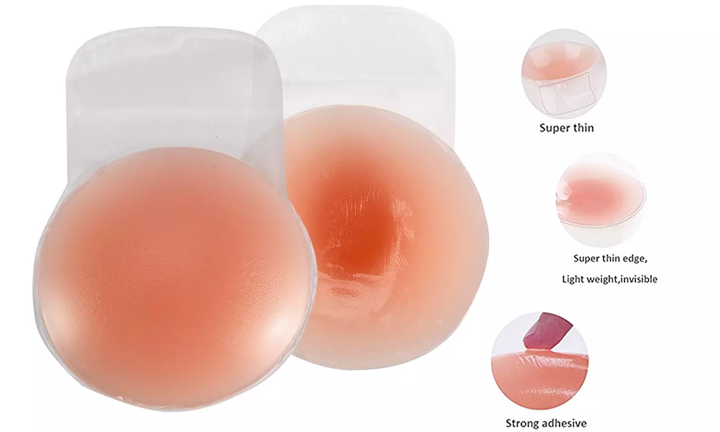 Women Invisible Strapless Push Up Self Adhesive Bra Sticker