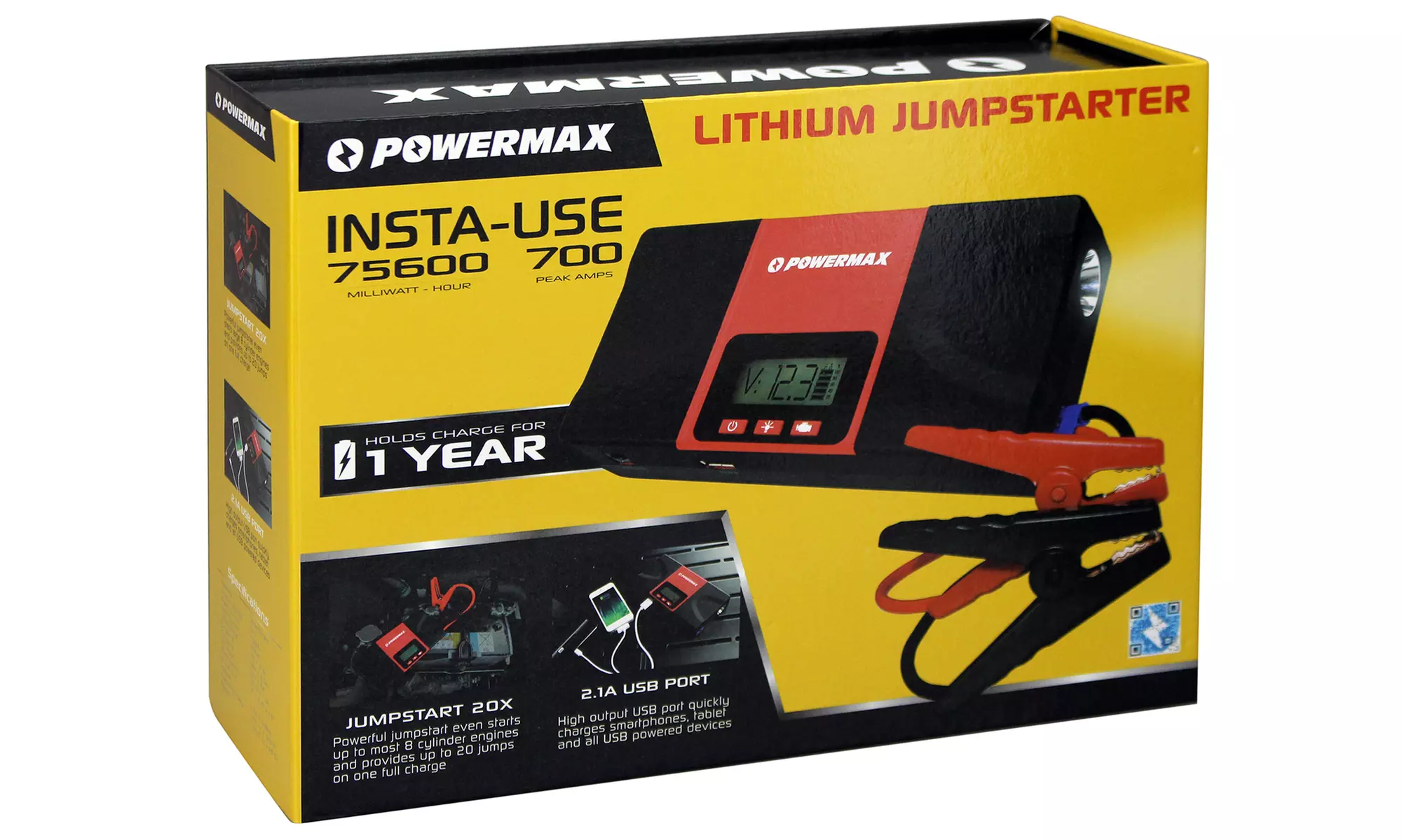 Powermax Lithium Jump Starter Power Station - Primary Image