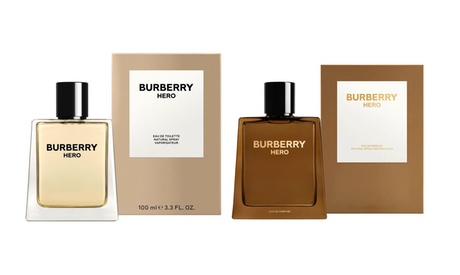 Burberry Hero EDT Or EDP For Men (Multiple Sizes) Men Woody Splash Parfum 0.16 Fl. Oz. Mini Travel Parfum (Splash)