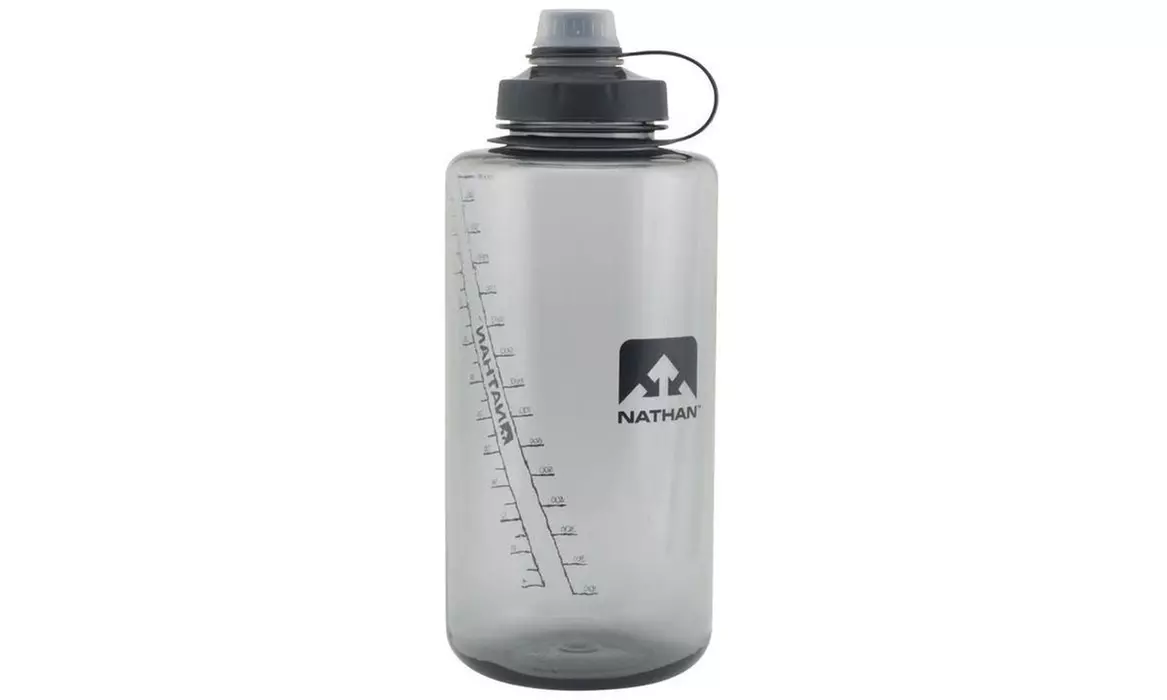 Nathan NS4314-0102-015 SuperShot Water Bottle, Plastic, Gray, 50 Oz - Primary Image