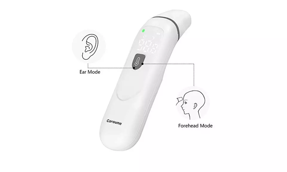 Caroune Thermometer for Fever, Digital Medical Infrared Thermometer Accurate - Primary Image
