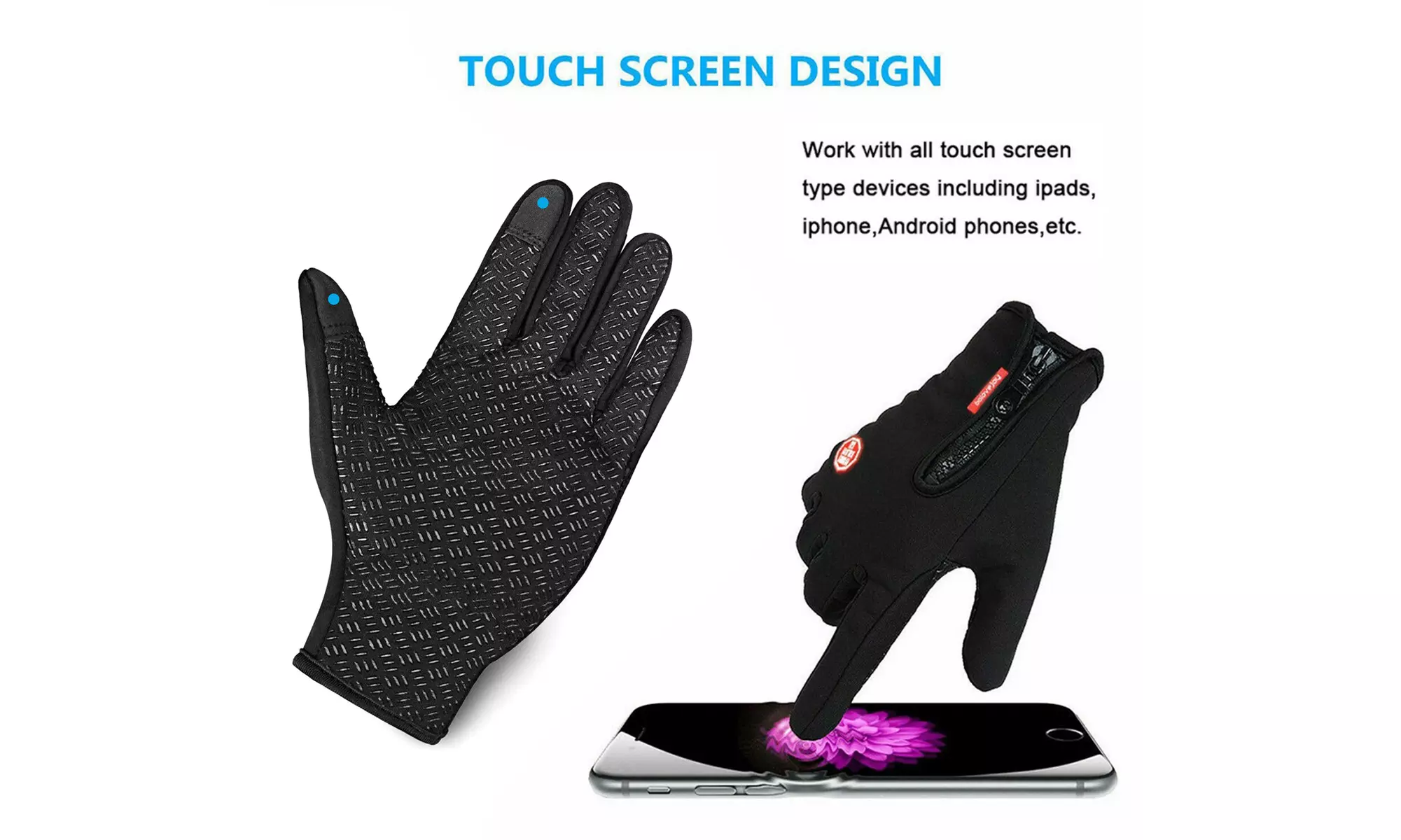 B-Forest Touchscreen Thermal Winter Gloves