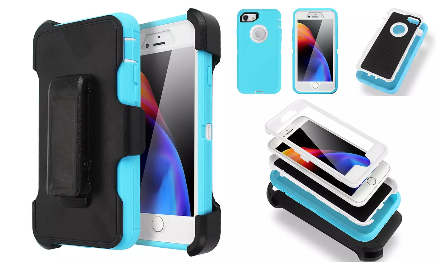 Anti-fall 6M Waterproof Heavy Shockproof Duty Hybrid Rubber Case For iPhone 7/8 - Primary Image