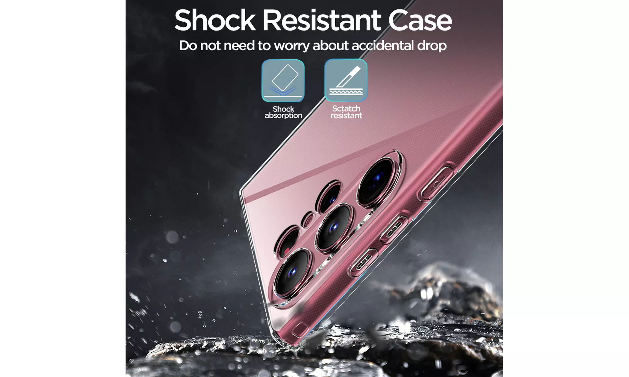 For Samsung Galaxy S23 Ultra/S23 Plus/S23 Case Slim Soft Thin Shockproof Cover