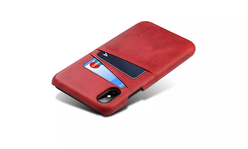 Leather PVC Case and Card Slot Holder For iPhone Models  - Second Medium