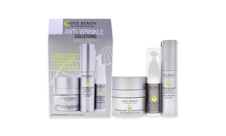 Stem Cellular Anti-Wrinkle Solutions Kit By Juice Beauty For Women - 3 Pc 3