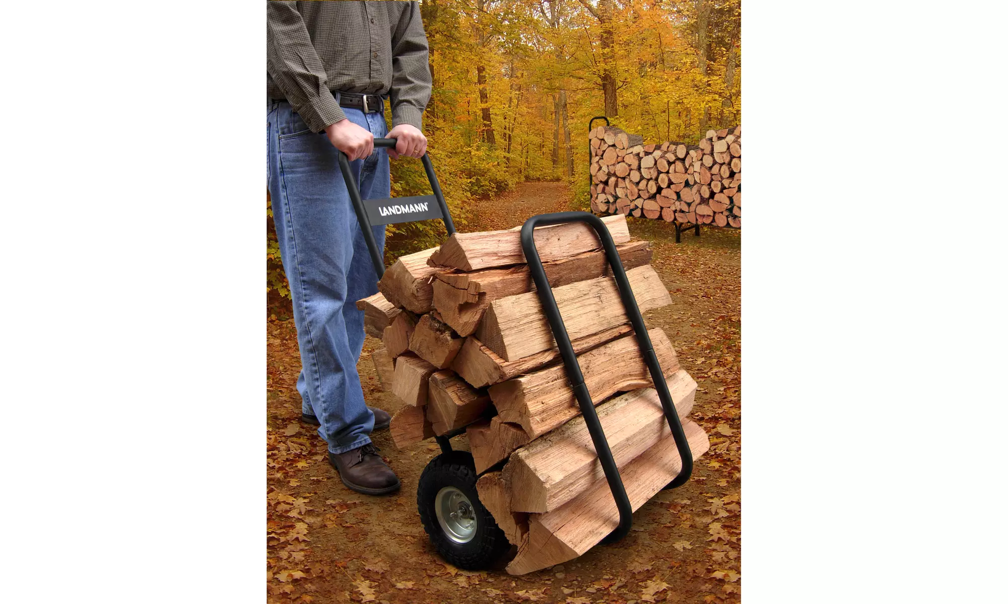 Landmann Firewood Caddy with Cover  - Primary Image
