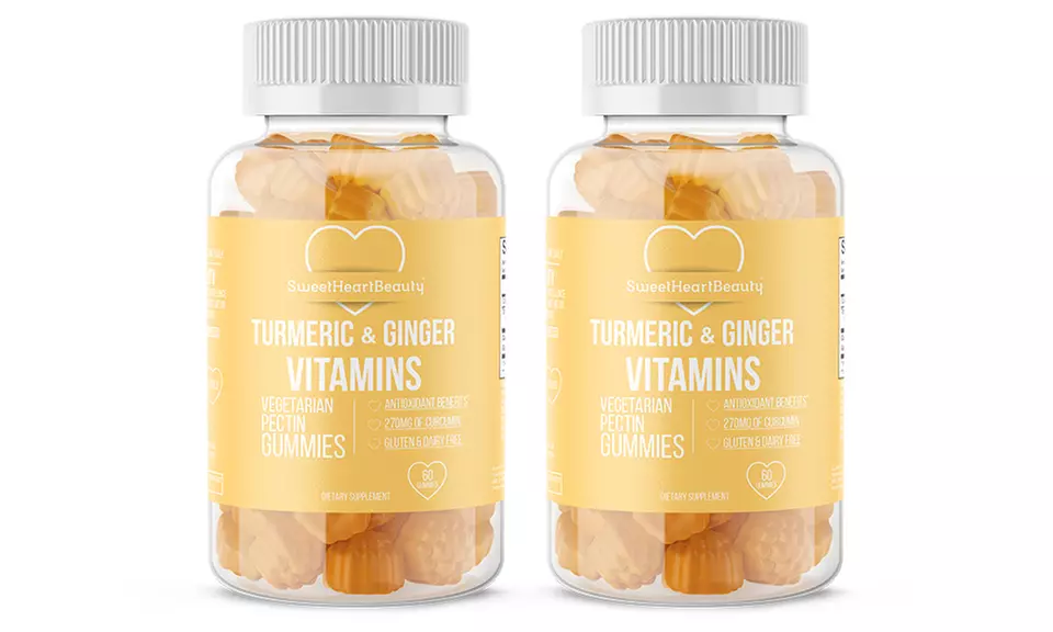 Premium Turmeric and Ginger Gummies (1- or 2-Pack) - Primary Image