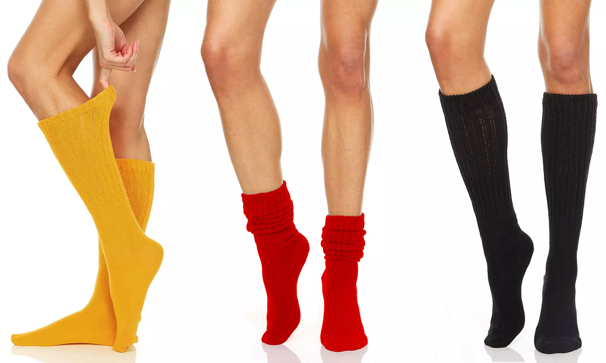 Women's Cotton Slouch Socks ( 6-Pack ) - Primary Image