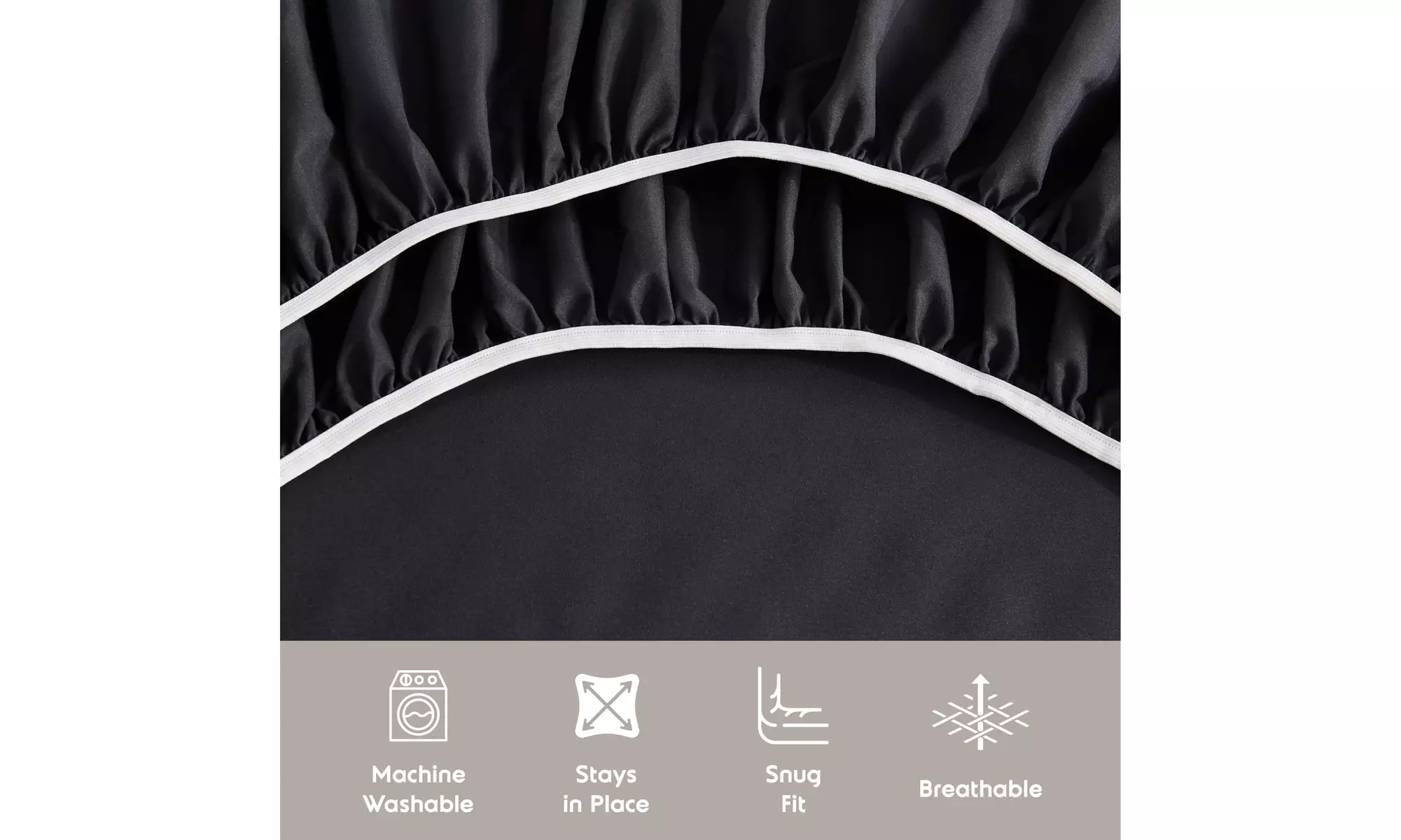 Nestl Split King Extra Soft Microfiber Deep Pocket Bed Sheet Set - 5 Piece