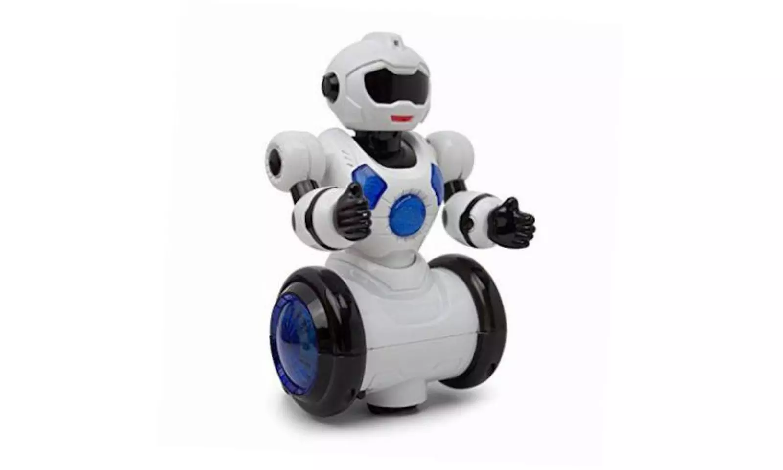 Dancing Mini Robot Bump & Go,Kids Action,360 Degree Spin,Colorful Ligh - Primary Image