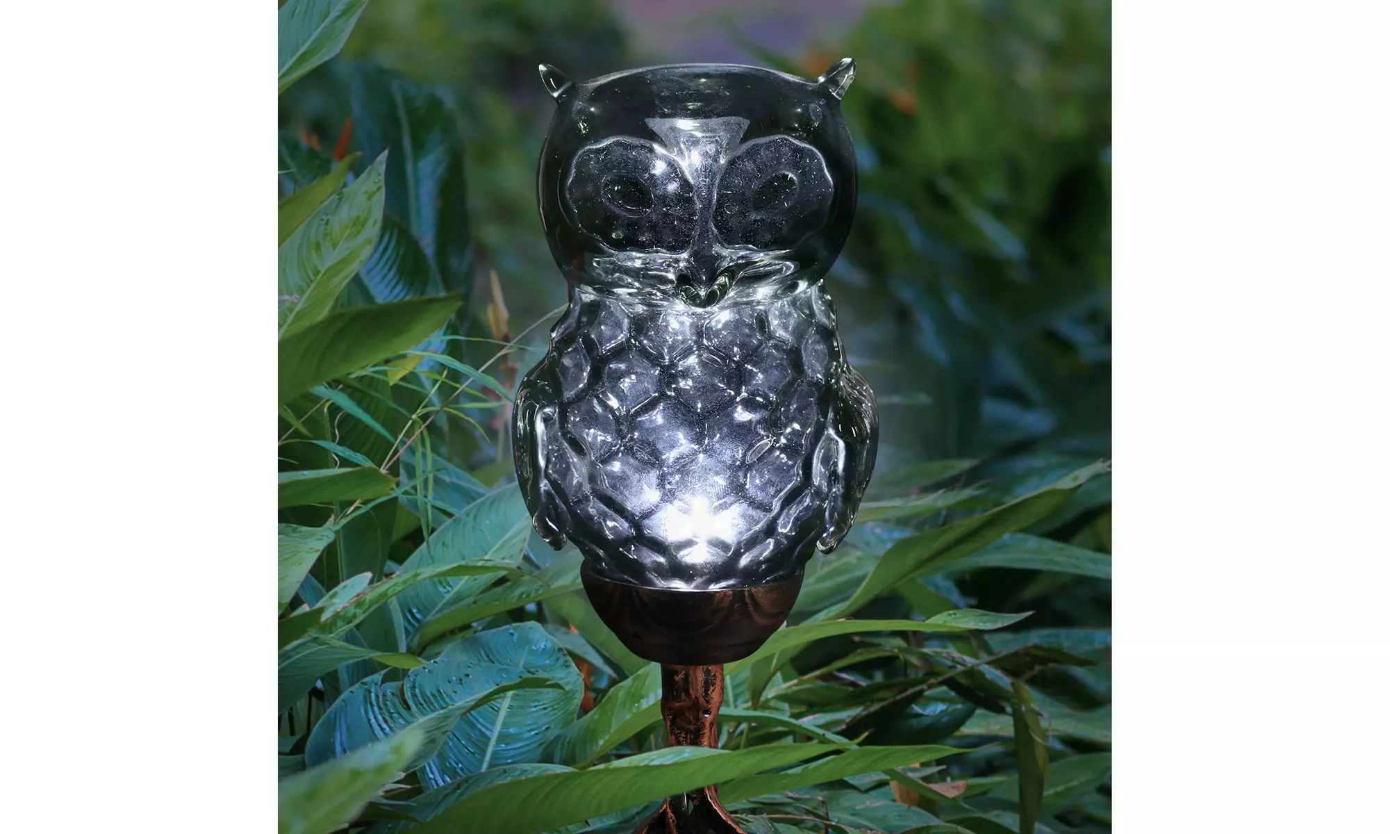 Exhart Solar Glass Bird Garden Stake, 32 Inch - Primary Image