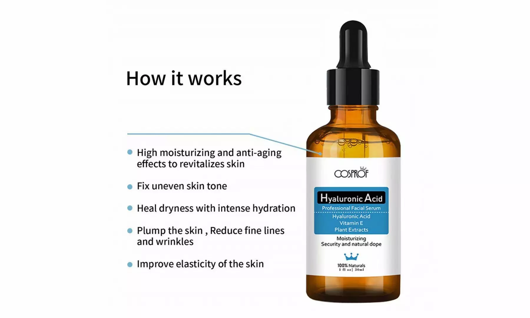 Vitamin C Serum Retinol Serum, Hyaluronic Acid Serum Kit & Jade Roller  Massager