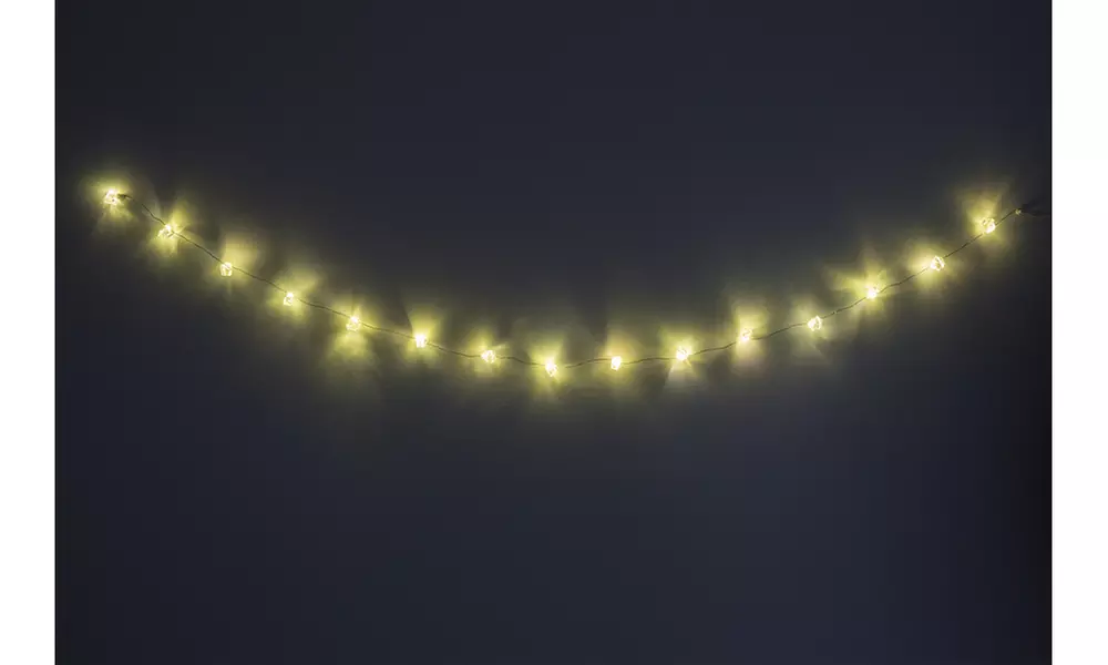 Merkury Innovations Iridescent Gem String Lights with "Try-Me" button - Second Medium