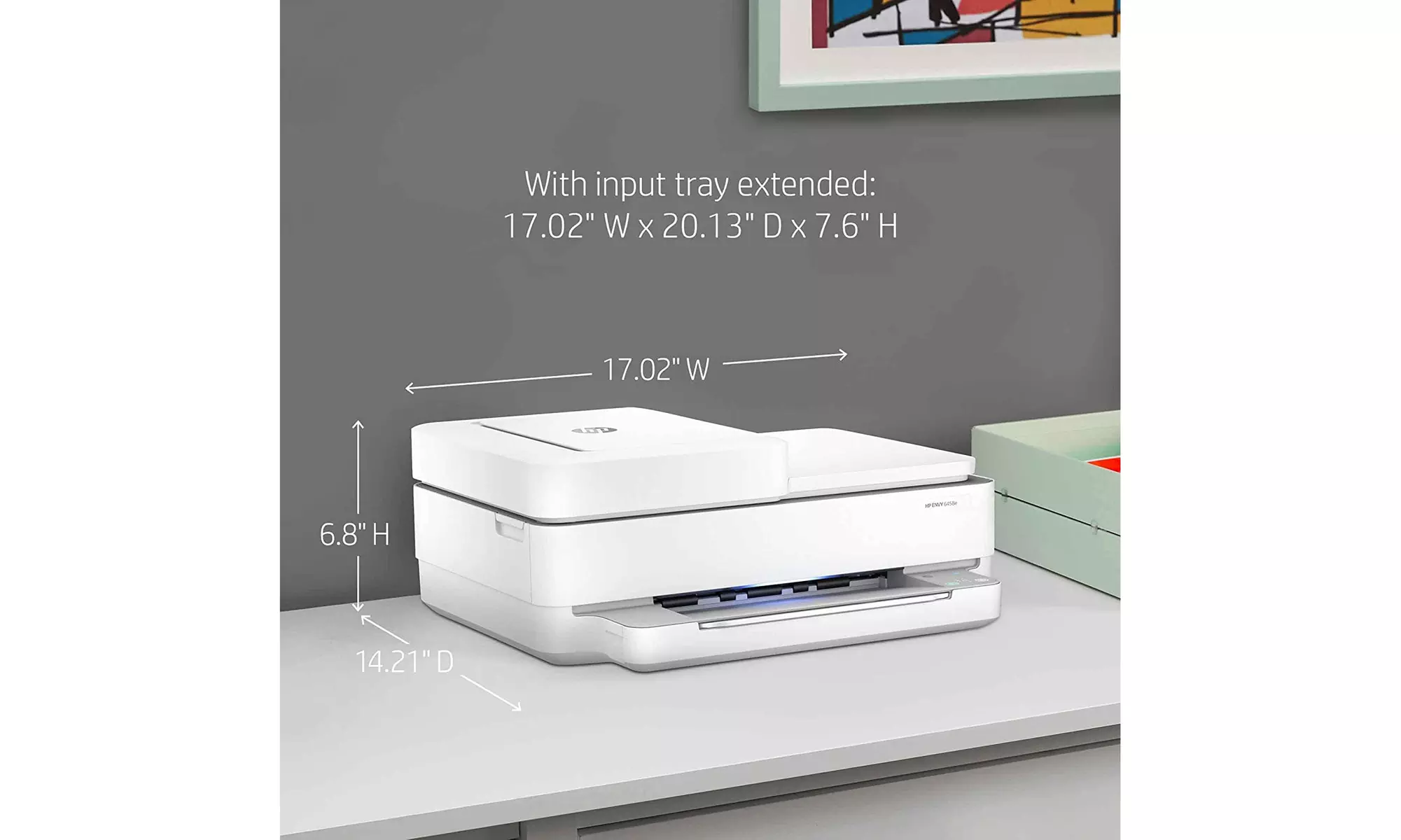 HP Envy 6458e All-in-One Wireless Color Inkjet Printer NO INK - Refurbished - Second Medium