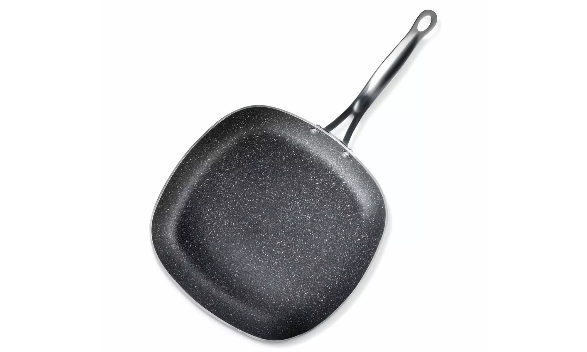 Granite Rock 12" Nonstick Triple Coated Mineral Enforced Square Frying Pan - Second Medium