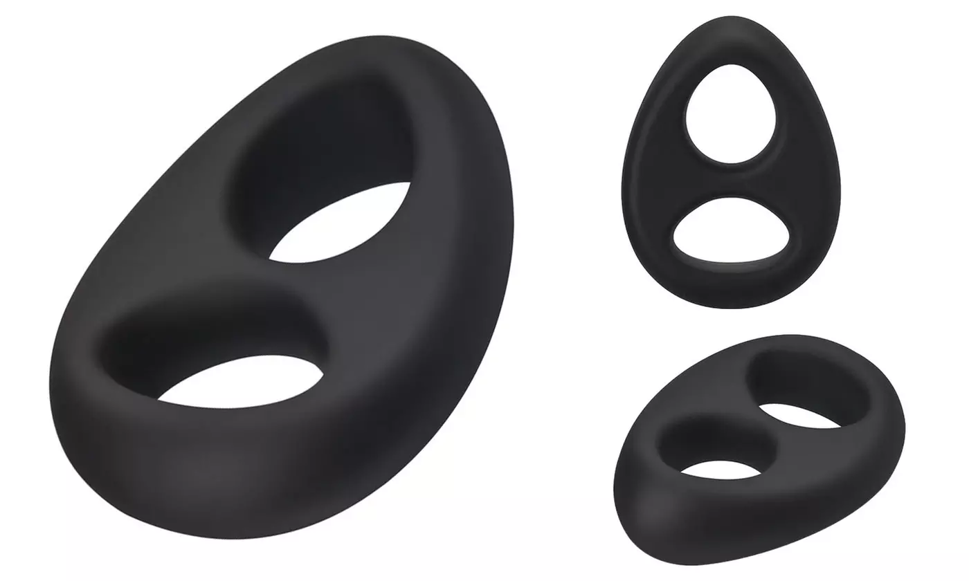 Silicone Prostate Massager Double C-Ring