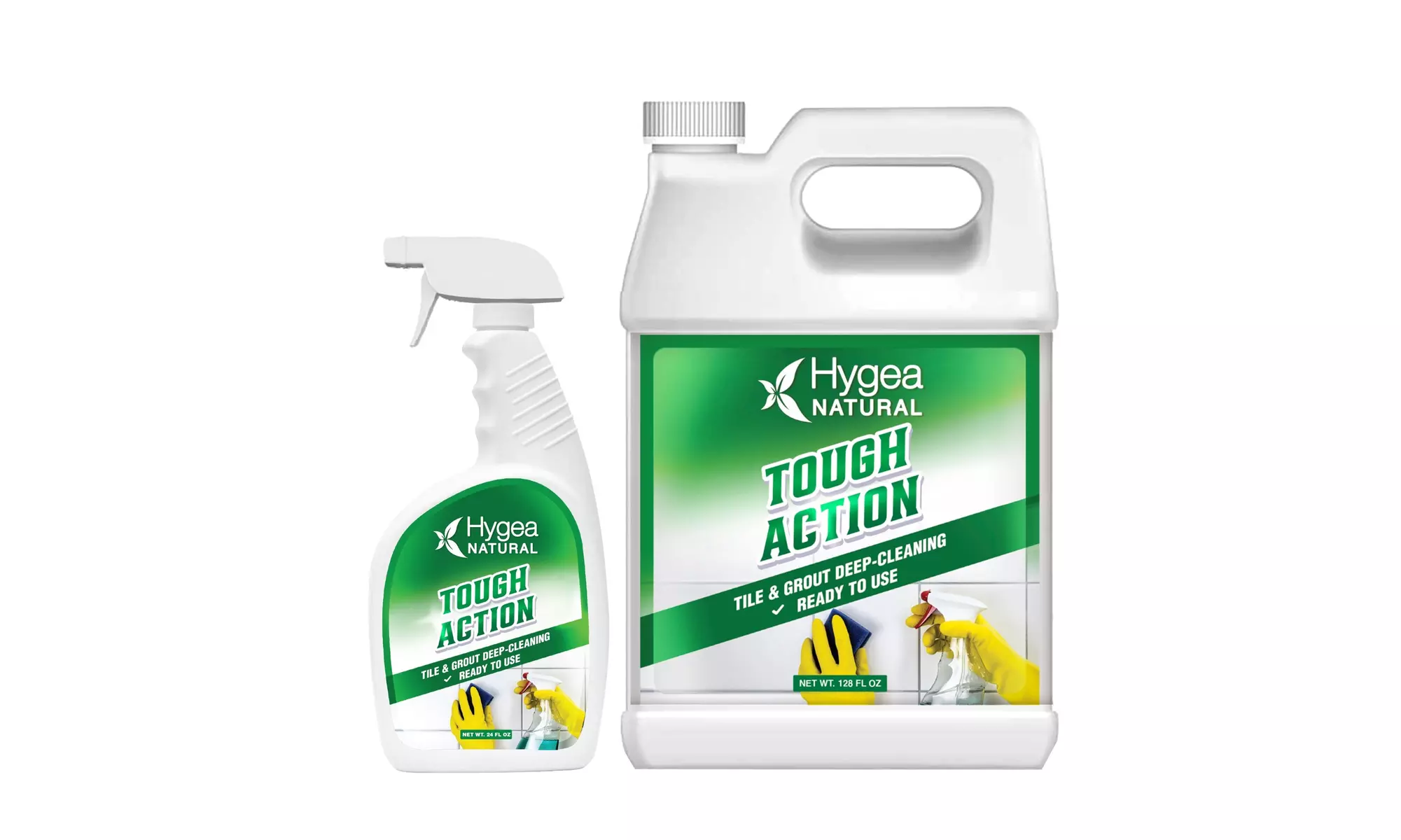 Tough Action - Tile & Grout Deep-Cleaning Ready to use 24oz Spray Refill - Primary Image
