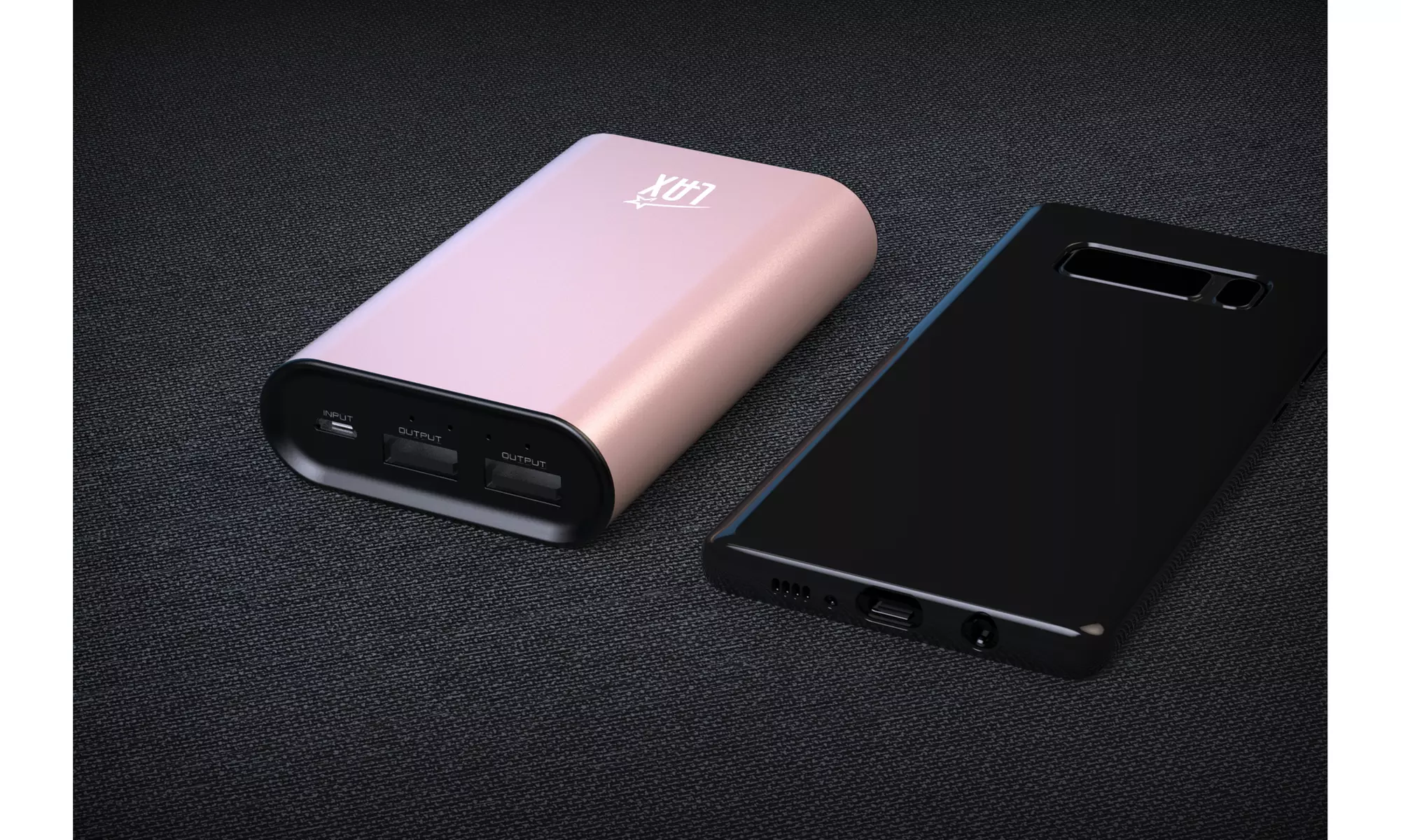 Dual USB Power Bank Battery for Smart phones - Charges two devices at once - Primary Image