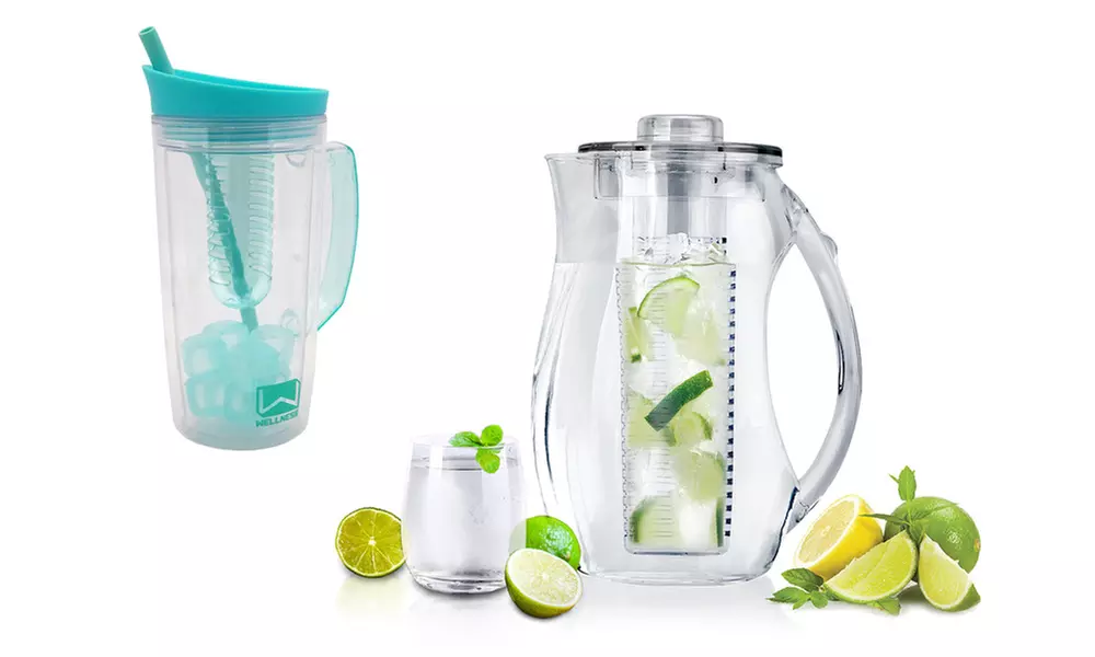 34oz Fruit Infuser Sports Bottle & Water Pitcher - Primary Image