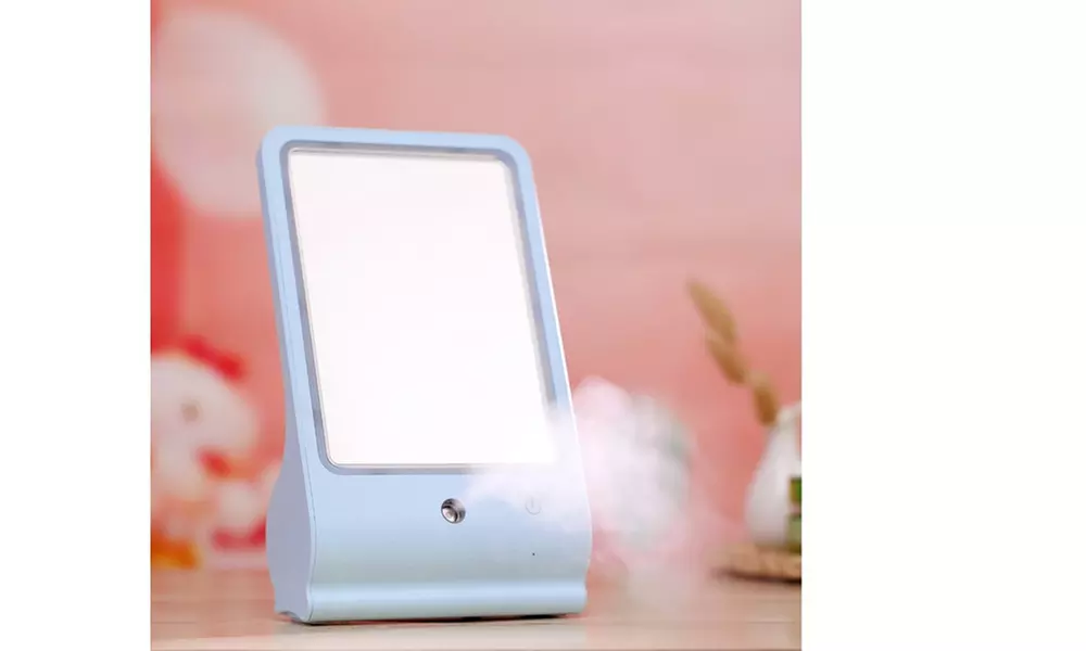 Premium LED make-up mirror w/ Face Moisture Humidifier - Primary Image