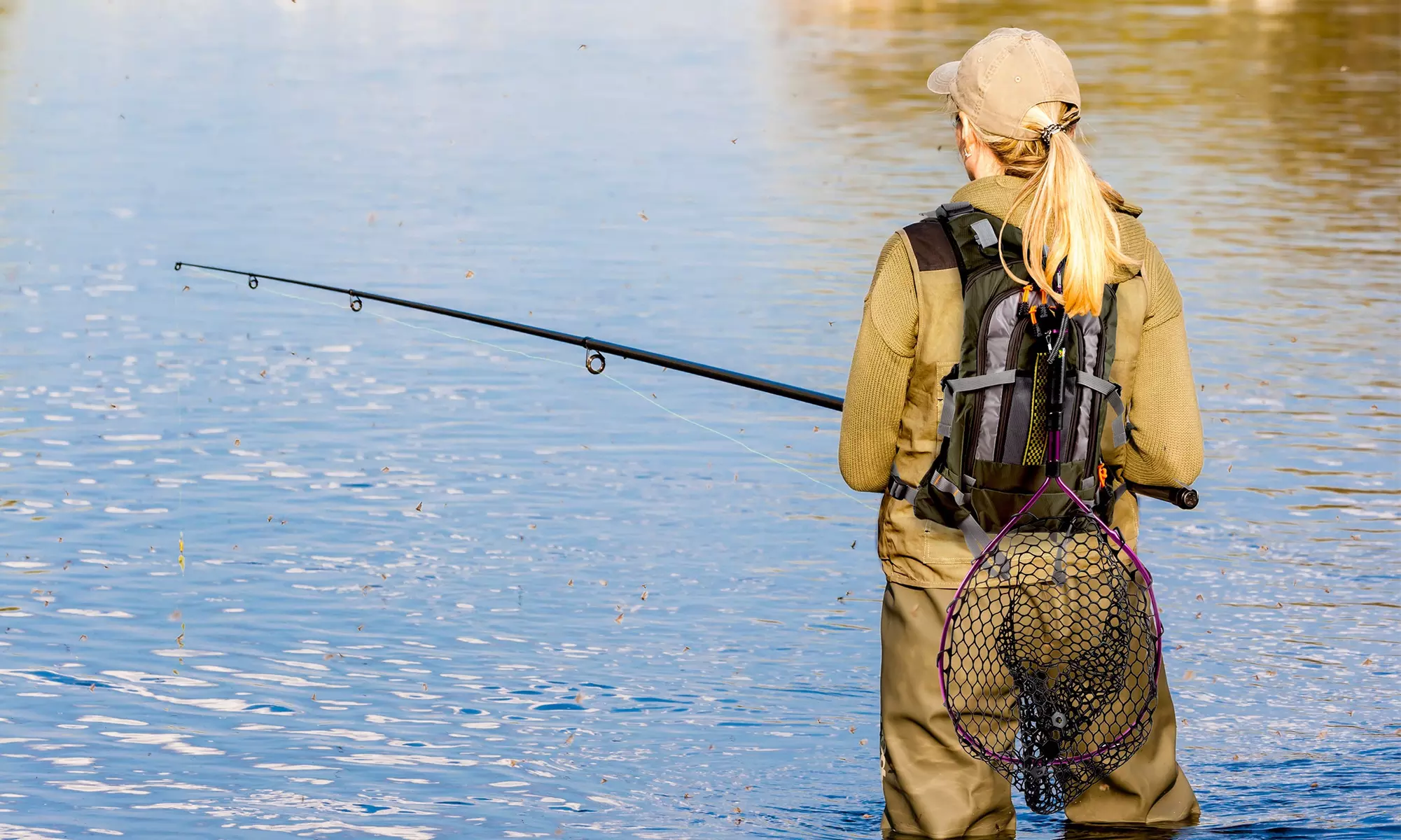 Wakeman 16 Pocket Adjustable Fishing Vest - Second Medium