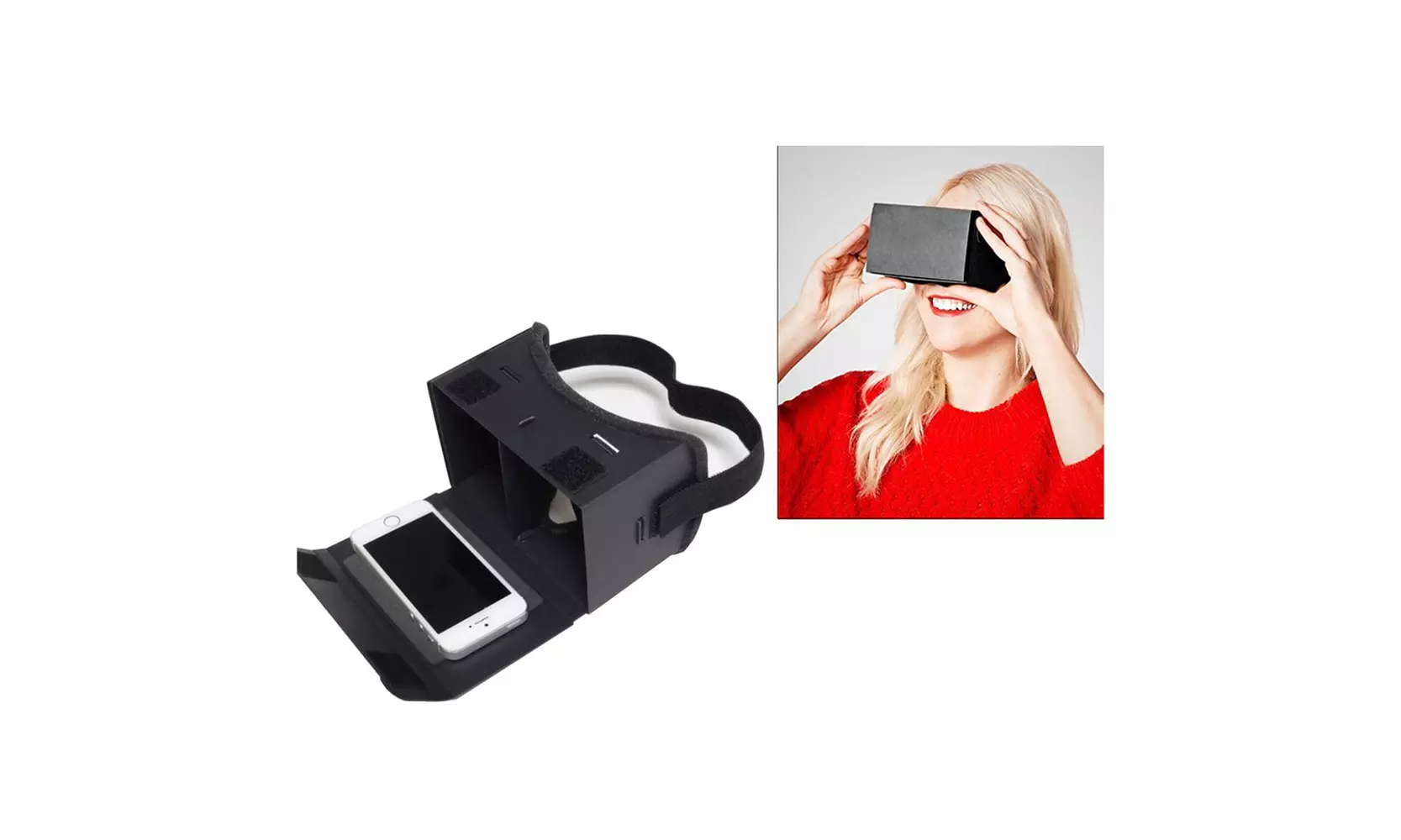 Superior 3D DIY Virtual Reality VR Headset for Cell Phone 3D Movies Games - Primary Image