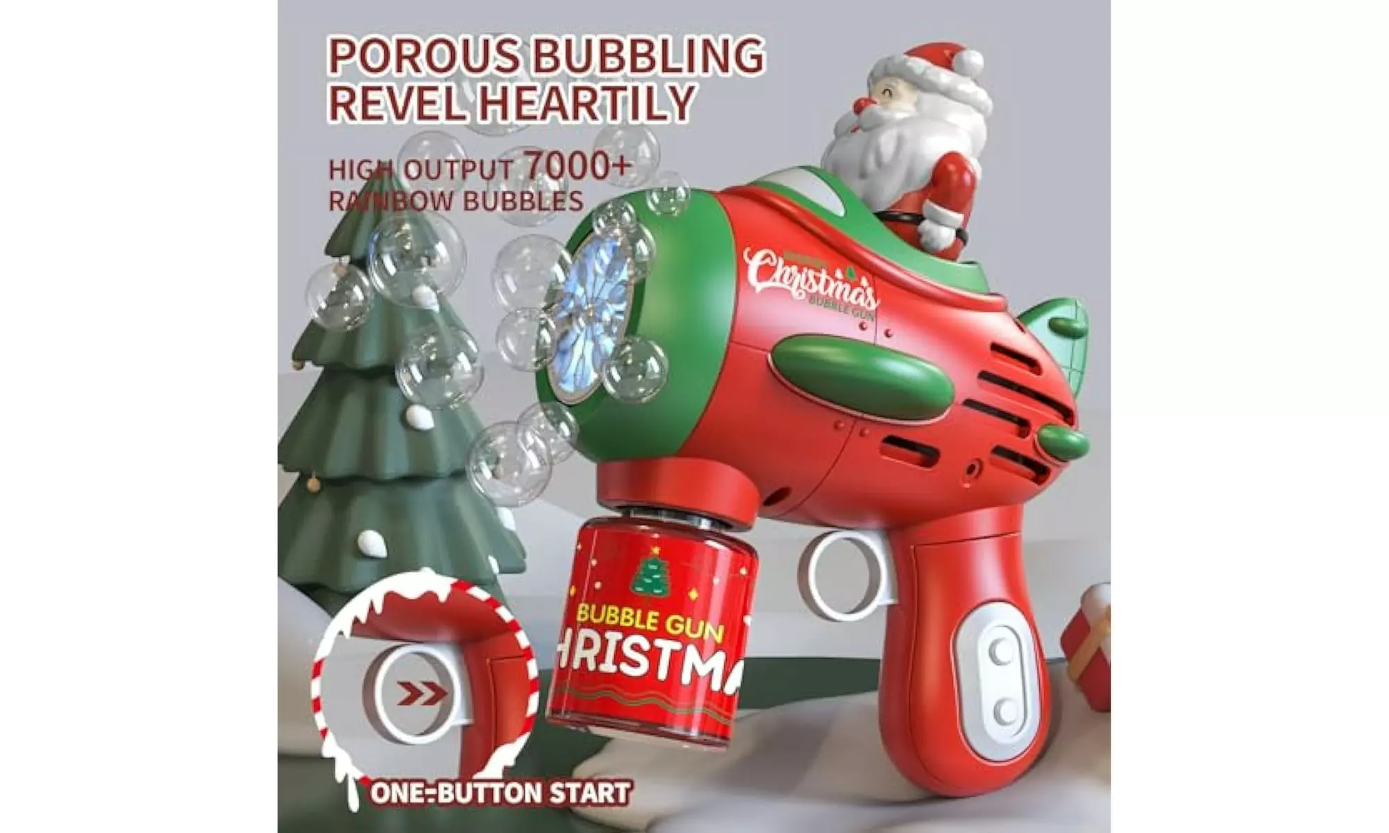 Santa Claus Bubble Gun for Kids - Second Medium