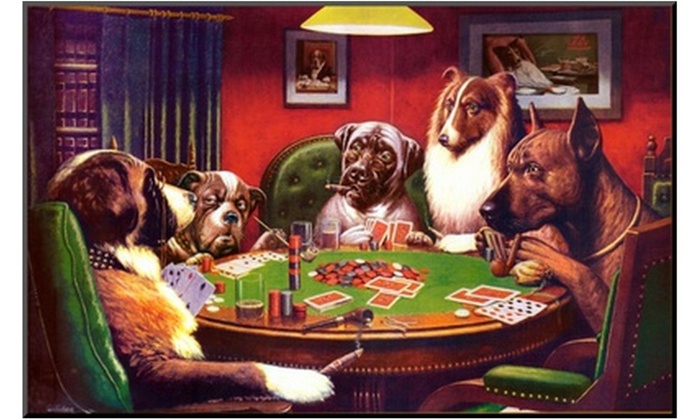 Dogs Playing Poker | Groupon