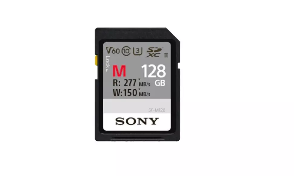 Sony 128GB V60 UHS-II M-Series Memory Card (Read 277 MB/s Write 150 MB/s) - Primary Image