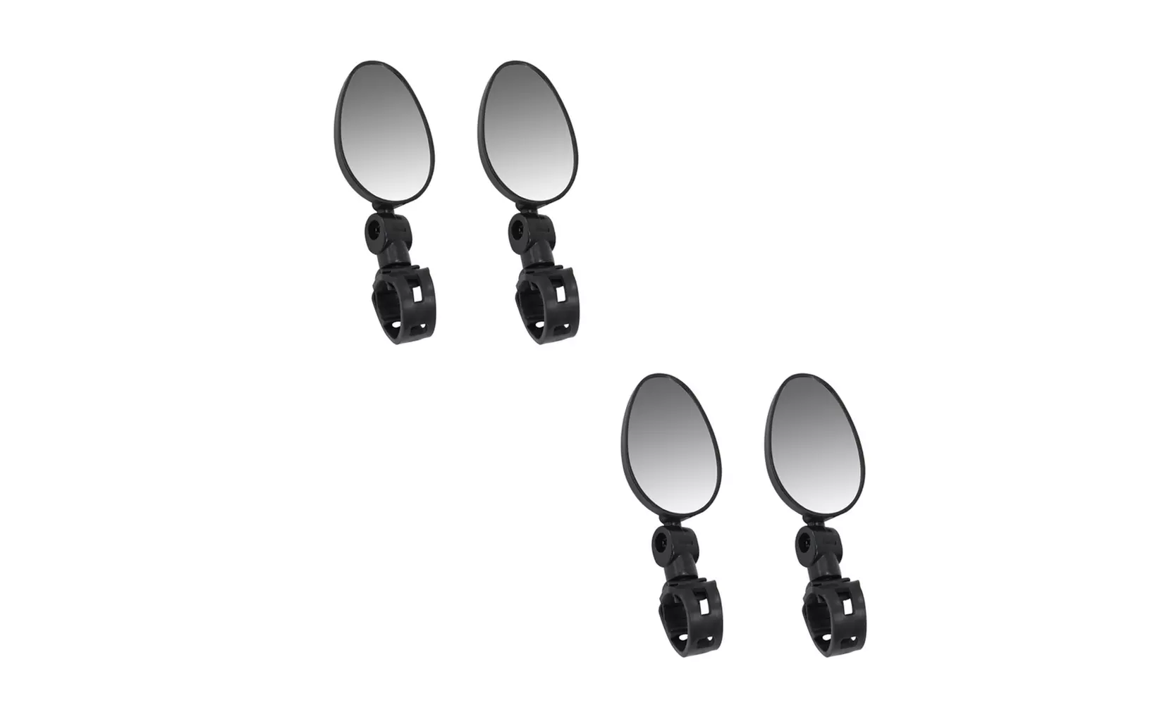US 2-4 Pack Bike Mirror Cycling Rear View Glass Adjustable 360 Degree Handlebar