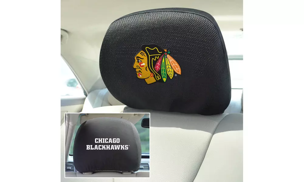 Fanmats NHL Universal Team Logo Headrest Covers (2-Pack) - Primary Image