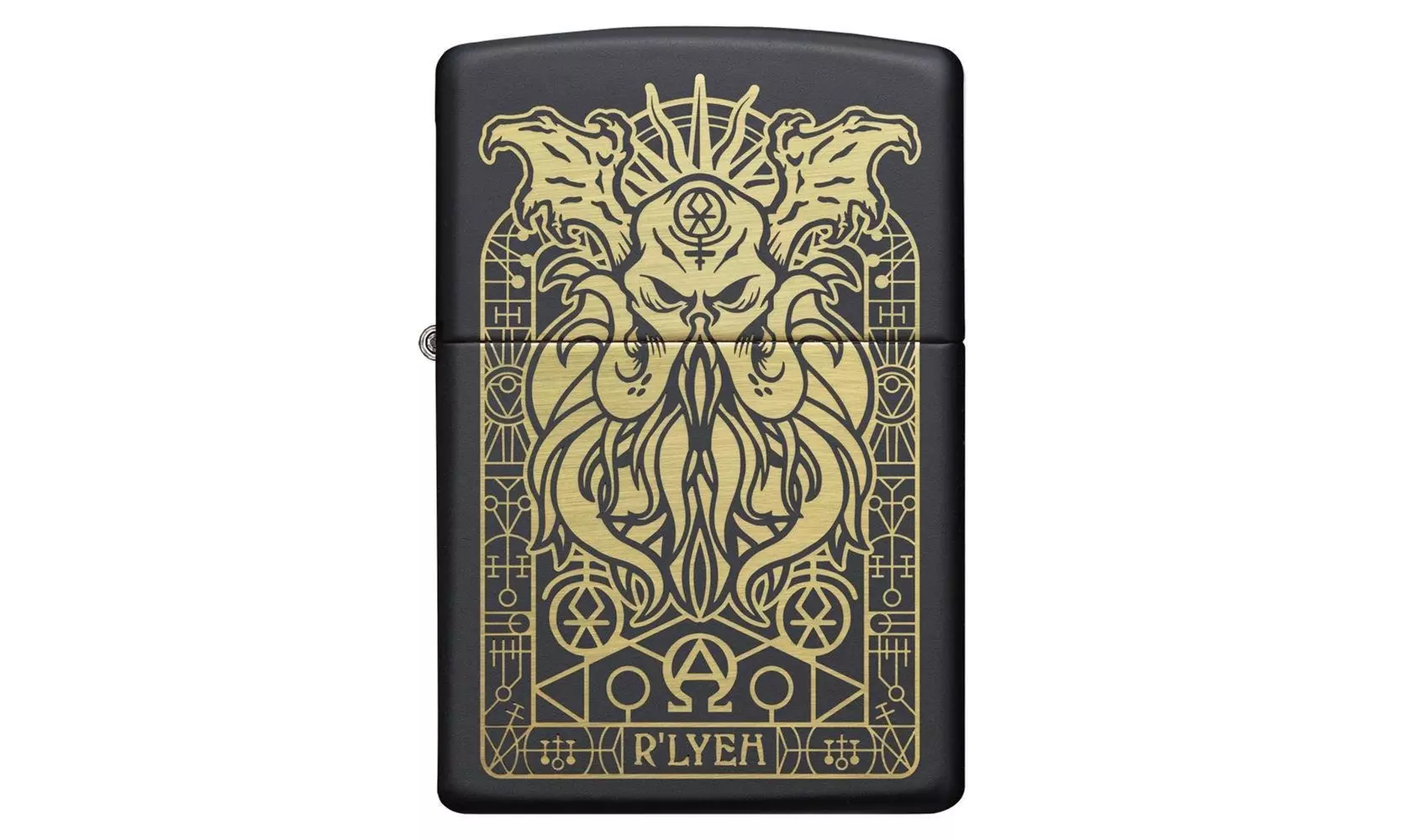 Zippo Monster Design, Cthulhu, Black Matte, Genuine Windproof Lighter #29965 - Primary Image