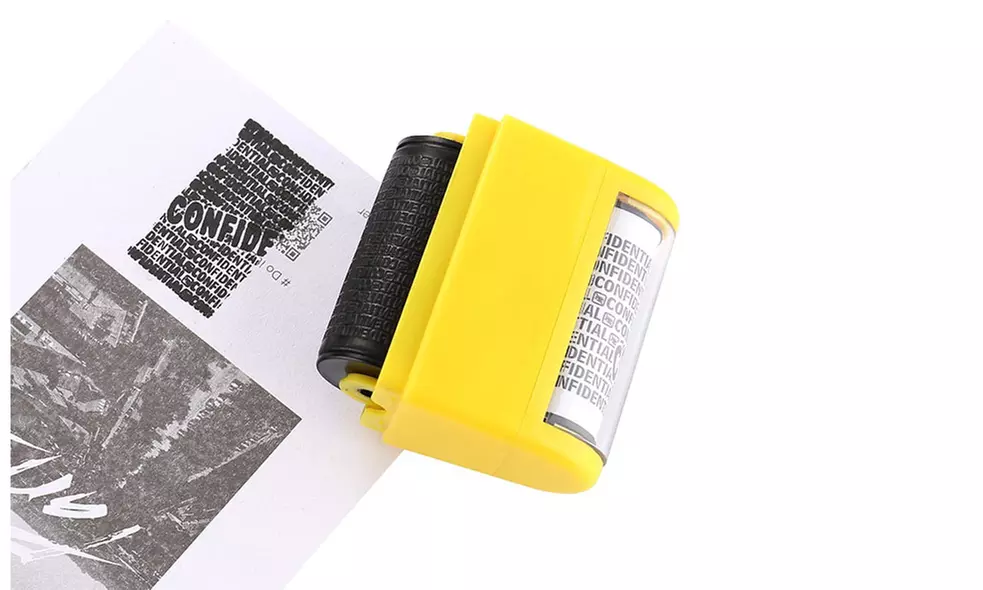 Blackout Identity Theft Prevention Security Protection Stamp - Primary Image