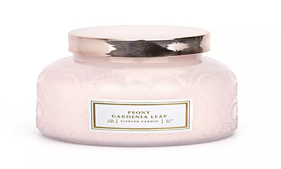 Hybrid and Company PEONY GARDENIA-LEAF Long Burning Time Scented Candle 16OZ - Primary Image