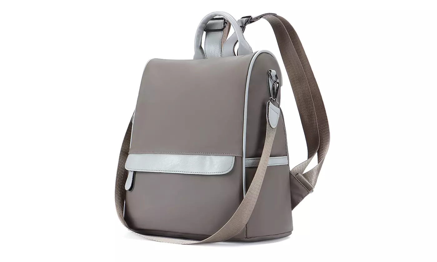 Women's Waterproof Anti-theft Adjustable Back Strap Backpack 